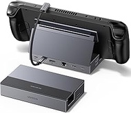 UGREEN Steam Deck Dock 9-in-1 with 4K@120Hz DisplayPort, Adjustable& Foldable Stand, 100W PD, 10Gbps