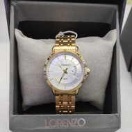 Lorenzo quartz calendar stainless steel women's watch  R-5101LD