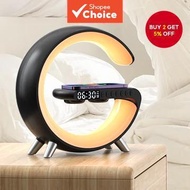 G-Shaped Atmosphere LED Night Light BT Smart Speaker Sunrise Wake-Up Light Alarm Clock Pro