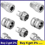 Pressure Washer Quick Connect Kit,Swivel M22 14mm to 3/8in Quick Connect,3/4in to Quick Release,for 