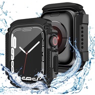Military Waterproof Case Compatible with Apple Watch Series 8/SE2/7/6/SE/5/4 45mm/44mm/41mm/40mm
