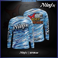NINJ+ GT BLUE LONG SLEEVE SHIRT M-3XL