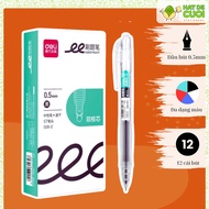 [ ORIGINAL BOX ] Gel Ink Ballpoint Pen Set 0.5mm Nib Deli BLACK INK A575 /A057B/ S128 smooth quick-d