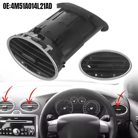 1pc Car Front Dash Center Air Conditioning Outlet Vent Grille Assy for Ford Focus MK2 2005-2013 4M51