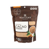 Navitas Naturals Organic Cacao Powder 有機可可粉 16oz / 454g【858847000840】