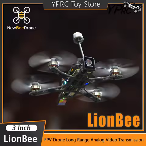 NewBeeDrone LionBee 3inch Rc FPV Drone AT32F435 Main Control Long Range Analog Video Kit Rc Quadcopt