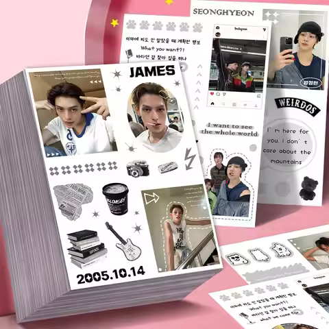 CORTIS MARTIN JAMES Laminating Stickers Korean Celebrity Kpop High-Beauty Planner Material Ledger Ph
