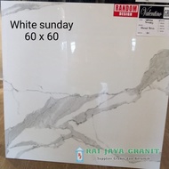 Lantai Granit 60X60 Minggu Putih Valentino Gress