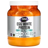 NOW Foods Sports Egg White Protein Powder Unflavored 1.2 lbs (544 g)