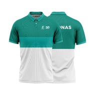 P50 Utility Golf Polo - Green/White