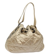Christian Dior Lady Dior Canage 肩背包尼龍米色正品 ep4656