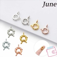JUNEGOODS Necklace Clasp Copper Necklace DIY Round Chain Necklace Buckle