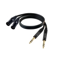 NMC AUDIO SP126 Signal Cable (2 Canon Heads to 2 6mm Heads)