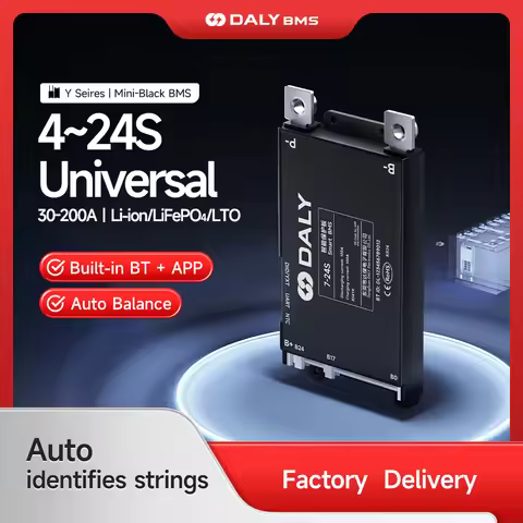 Daly Smart BMS 4S 6S 8S 12S 13S 15S 16S 17S 20S 24S Bluetooth BMS 30A 40A 60A 80A 100A 120A 150A 200