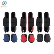 Dovewill 1 Pair Professional Equine Horse Horse Exercise Jumping Boots, Tendon Leg Support Boots for