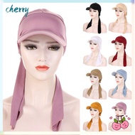 CHERRY Muslim Hijab Soft Headwear Fashion Turban Hat
