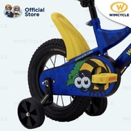 Cod !!! Sepeda Anak Wimcycle Bugsy Boys 12 Inch Warna Biru Dengan Roda