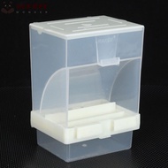 WONDER No-Mess Bird Feeder, Transparent Hold 400g / 14oz  Parrot Automatic Spill Food Box, Easy To U