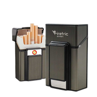 KOTAK ROKOK PLUS KOREK KEREN KOTAK R O K O K ISI 20 SLOT DENGAN KOREK ELEKTRIK IMPORT TEMPAT ROKO PA