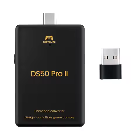 COOV DS50Pro 2 Wireless USB Adapter Dongle Converter for PS5 PS4 Switch Pro Xbox Controllers Support