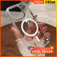 Ultra Clear Compatible for IPhone 17 16 14 13 12 11ProMax Built-in Magnetic Circle【For iPhone 15 Pro