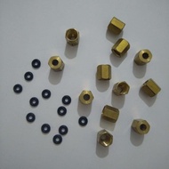 Nuts And Rings For Damper Dumper DTG DTF ECO SOLVENT EPSON L SERIES DX5 DX7 Small Hose 1.8mm