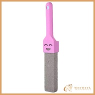 WOOW Pumice Stone Toilet Bowl Clean Brush with Handle Pumice Scouring Pad Pumice