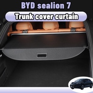【2025NEW】Byd sealion 7 Black Trunk Shade Rear Parcel Shelf Cargo Cover Car Boot Luggage Security Shi