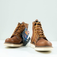 (Never Worn Once) Thorogood 814-4355 Size 7D Shoes Terragood Moc toe made in USA Light Brown
