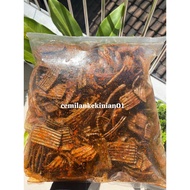 Seblak jengkol crackers asbes1kg spicy lime leaves