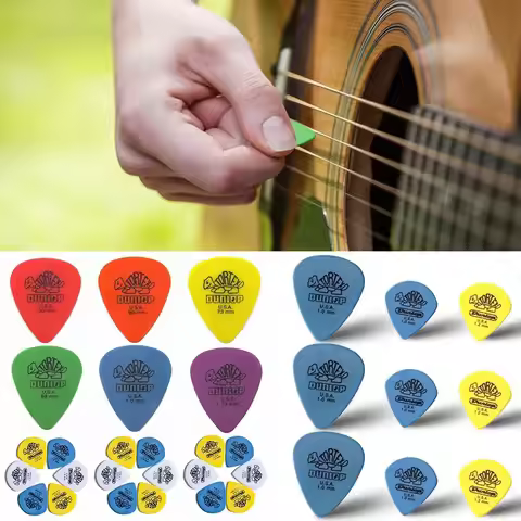 10Pcs New Multicolors 0.5mm/0.6mm/0.73mm/0.88mm/1.0mm/1.14mm Guitar Accessories Guitar Picks Triangl