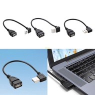 BT USB 2 0 Male To Female Power Cord 90 degree Adapter Extension Cable 30CM 11 8in