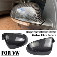 Side Mirror Cover Suitable for Volkswagen Golf MK5 GTI Gapassat B6 B5.5 Suitable for Jetta 5 (Carbon Fiber Appearance) Sharan Variant EOS Suitable for Volkswagen