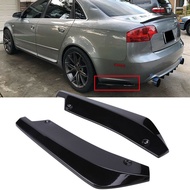 Universal ด้านหลังกันชน Diffuser Splitter Canard สปอยเลอร์สำหรับ Toyota Nissan Audi A3 A4 B6 B8 B7 B
