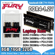 Kingston Fury impact Memory New RAM DDR4 4GB 8GB 16GB 32GB (2x4GB) Kit (2x8GB) Kit (2x16GB) Kit 3200