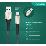 SinLegoo IDC-T1 Fast Charging Charger Cable 65W 5A Type C Data Cable UCM-01/2UM-01/2UT-01