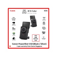 [READY STOCK | 1 YEAR WARRANTY] Canon PowerShot V10 Vlog Camera