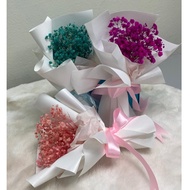 Preserved Baby Breath Bouquet Valentine Birthday Anniversary Surprise Doorgift Convo Gift