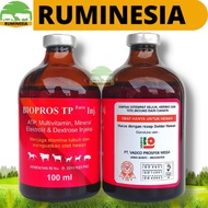 TERBAIK!!! BIOPROS TP FORTE inj 100ml - ATP Vitamin Mineral Penguat Otot Hewan