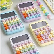 Calculator Cute Korean Dopamine Color Calculator 12 Digits Mechanical Stationery计算机