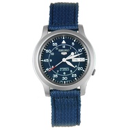Seiko 5 Military Automatic Gents Blue Nylon Watch SNK807K SNK807K2 SNK807