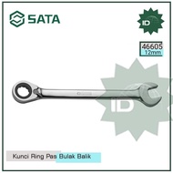 Ring WRENCH 46605 REVERSIBLE RATCHETING WRENCH 12MM SATA