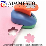 ADAMESUO Flower Furador, Random Color 7*6*4cm DIY Paper Cut Puncher, Punches Maker Large Size Labor 