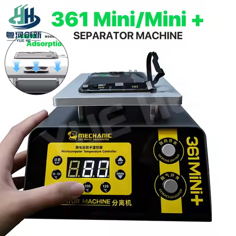 MECHANIC 361Mini 361Mini+ LCD Screen Separator Machine Phone Flat Curved Screen Back Glass Frame Rem
