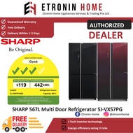 SHARP 567L Multi Door Refrigerator SJ-VX57PG | SJ-VX57PG-BK | SJ-VX57PG-DM