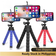 Mini Tripod Flexible Sponge Octopus Stand with Phone Mount Holder for Camera Smartphone Video Photo Vlog Photography