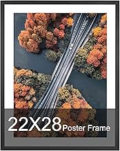 22x28 Poster Frame,28x22 in Picture Frames with Polished Plexiglass,Easy to Hang,Display Picture 22x