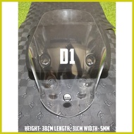 ஐ ♂ ➻ Suzuki Burgman 125 Windshield (Clear/ Smoke Black)