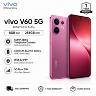 VIVO V60 5G Smartphone (8GB+256GB) | 50MP Zeiss Telephoto Camera | 6500mAh Battery | 5G Dual SIM | 1