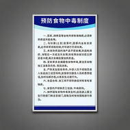 RUIKELAIXIANG | Cafeteria Food Safety Management Sign